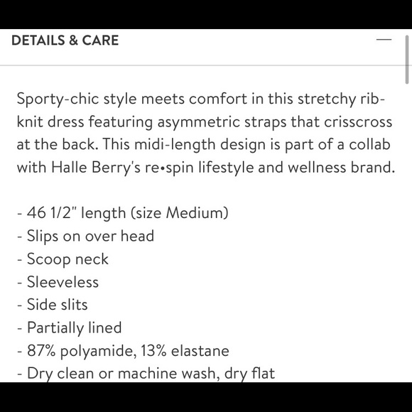 Sweaty Betty X Halle Berry Emily Dress M - Picture 10 of 10